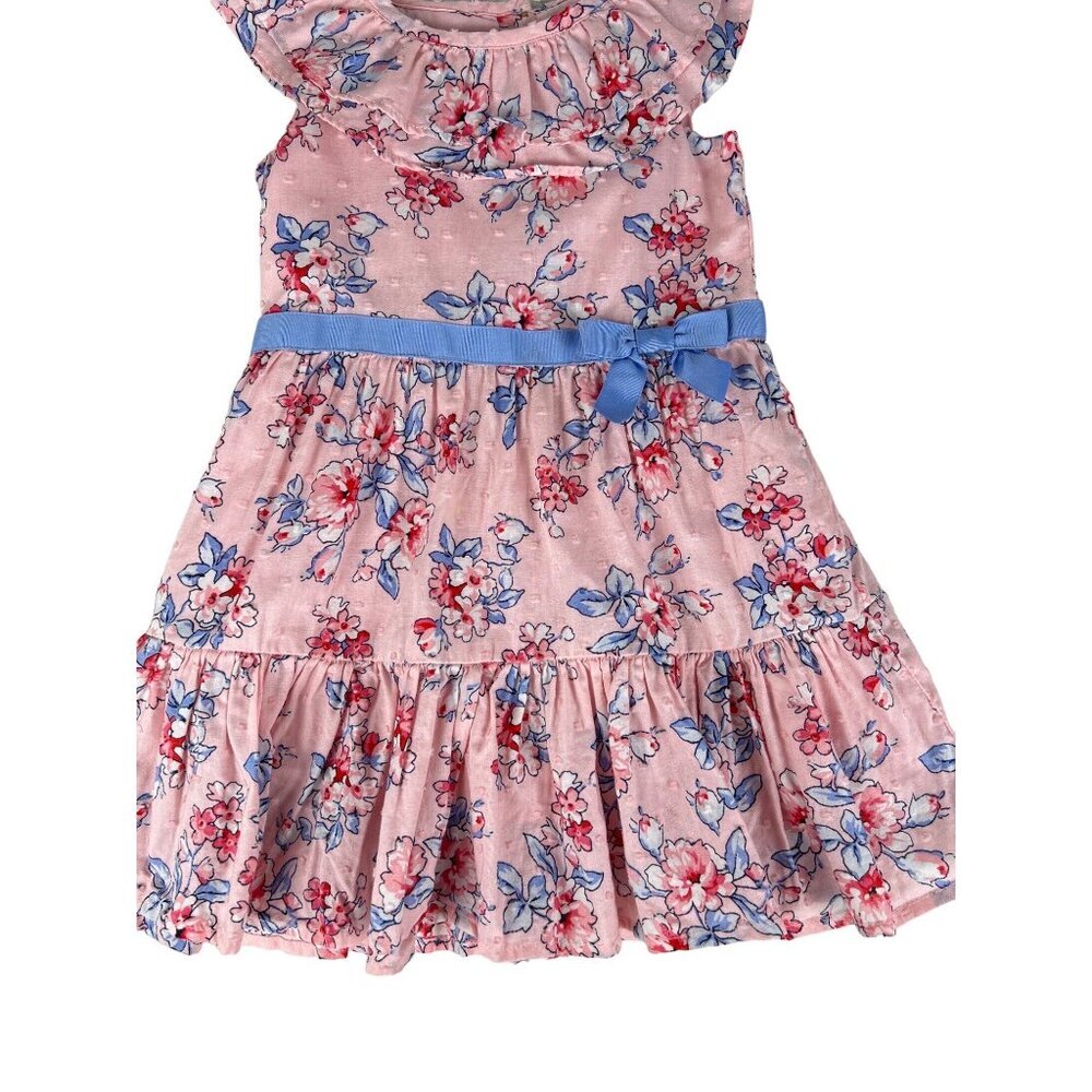 Janie & Jack Pink Floral Dress Size 2T - Picture 5 of 8